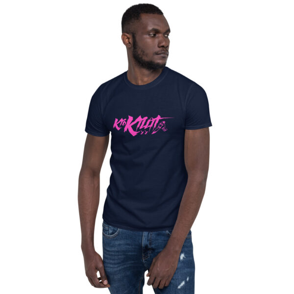 Kid Killit Pink with Knives - Short-Sleeve Unisex T-Shirt - Image 4