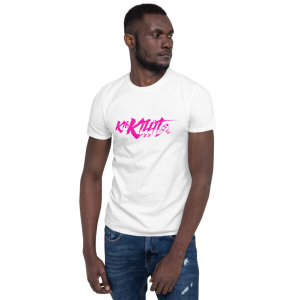 Kid Killit Pink with Knives - Short-Sleeve Unisex T-Shirt - Image 13