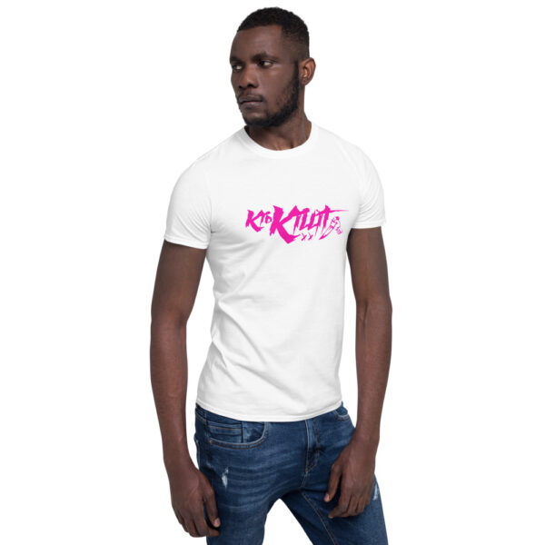Kid Killit Pink with Knives - Short-Sleeve Unisex T-Shirt - Image 14