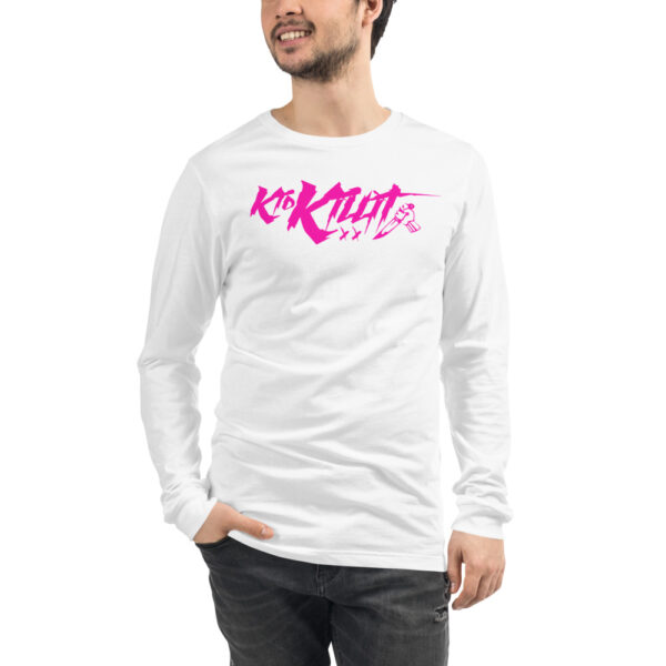Kid Killit Pink - Unisex Long Sleeve Tee - Image 2