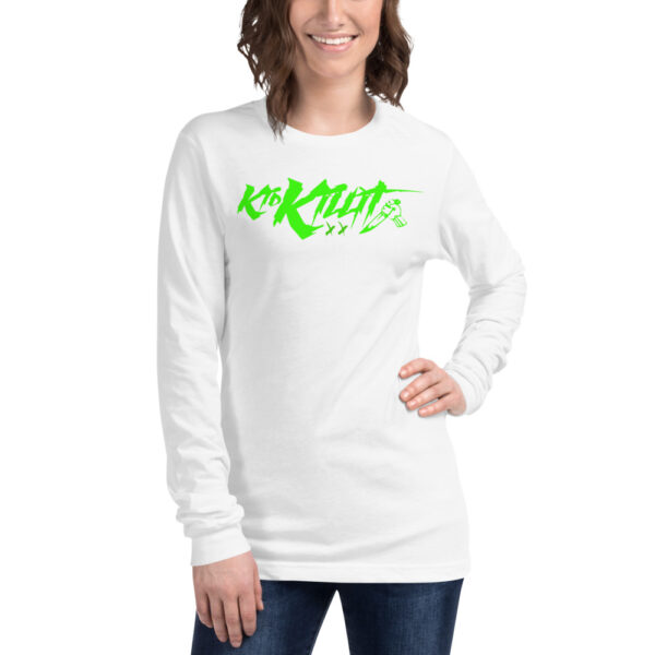 Kid Killit Green - Unisex Long Sleeve Tee - Image 2