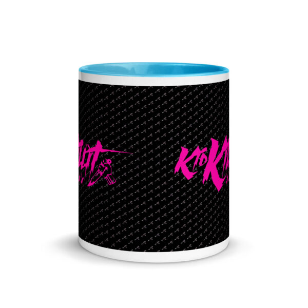 Kid Killit Pink with Knifes - Mug with Color Inside - Image 5