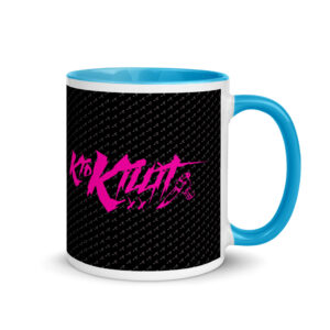 Kid Killit Pink with Knifes - Mug with Color Inside