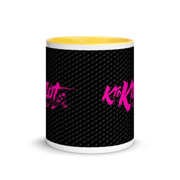 Kid Killit Pink with Knifes - Mug with Color Inside - Image 8