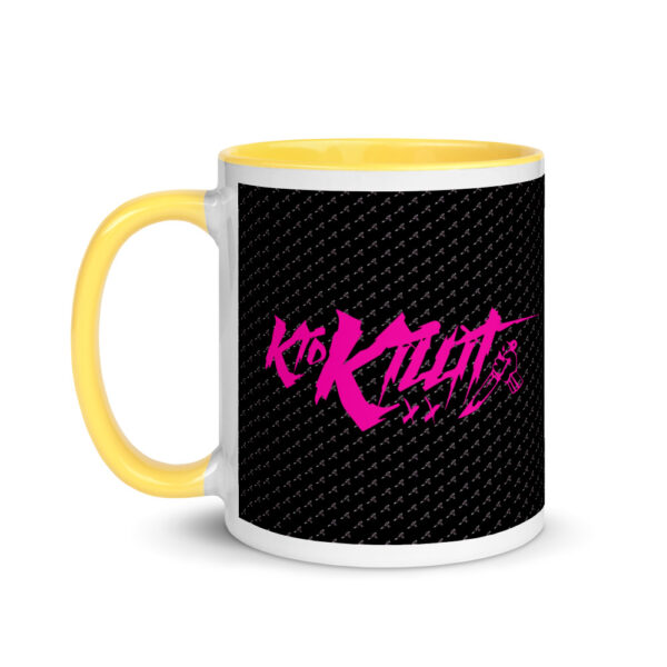 Kid Killit Pink with Knifes - Mug with Color Inside - Image 9