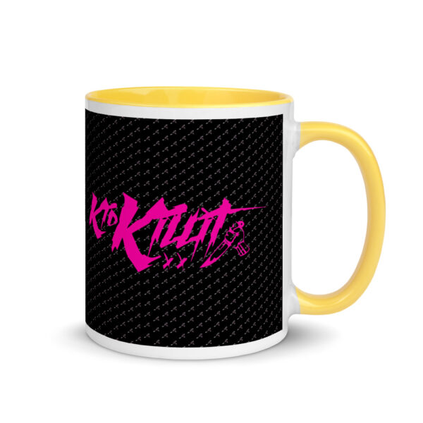 Kid Killit Pink with Knifes - Mug with Color Inside - Image 7