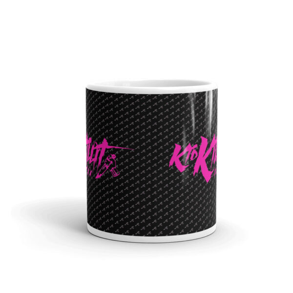 Kid Killit Pink - White Glossy Mug - Image 3