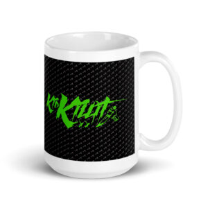 Kid Killit Green with Knifes - White Glossy Mug