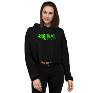 Kid Killit Green – Crop Hoodie