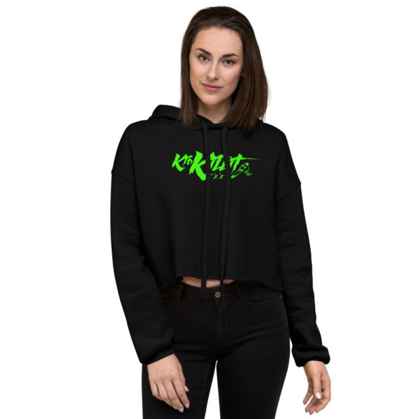 Kid Killit Green – Crop Hoodie